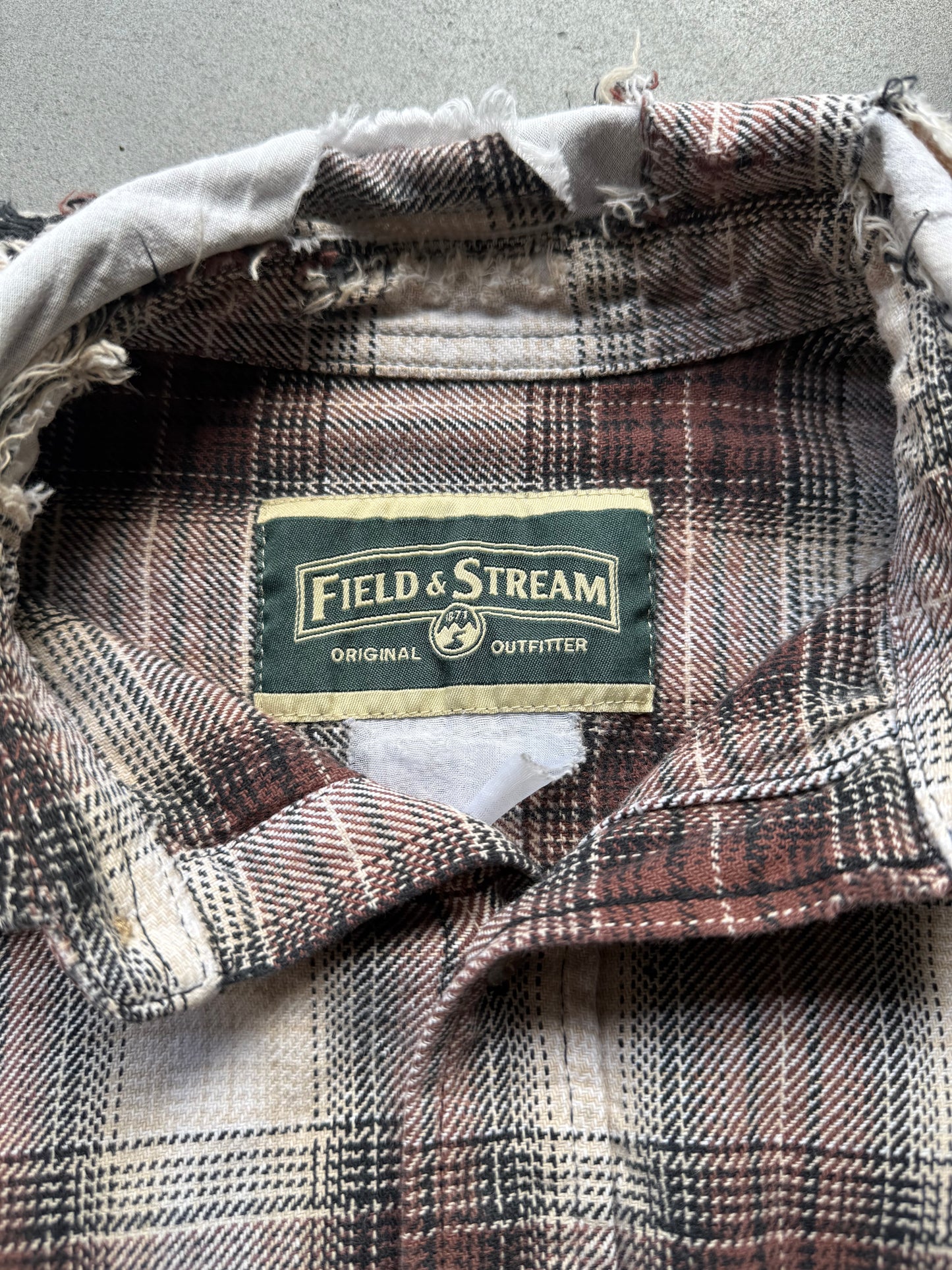 90’s Thrashed Field and Stream Flannel