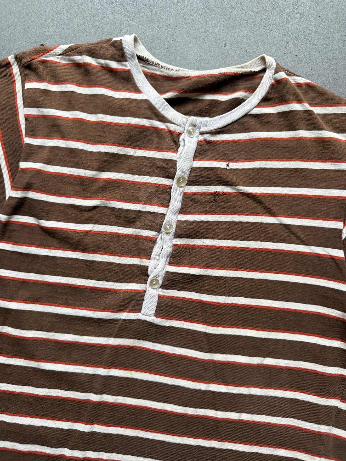 60’s Striped Henley