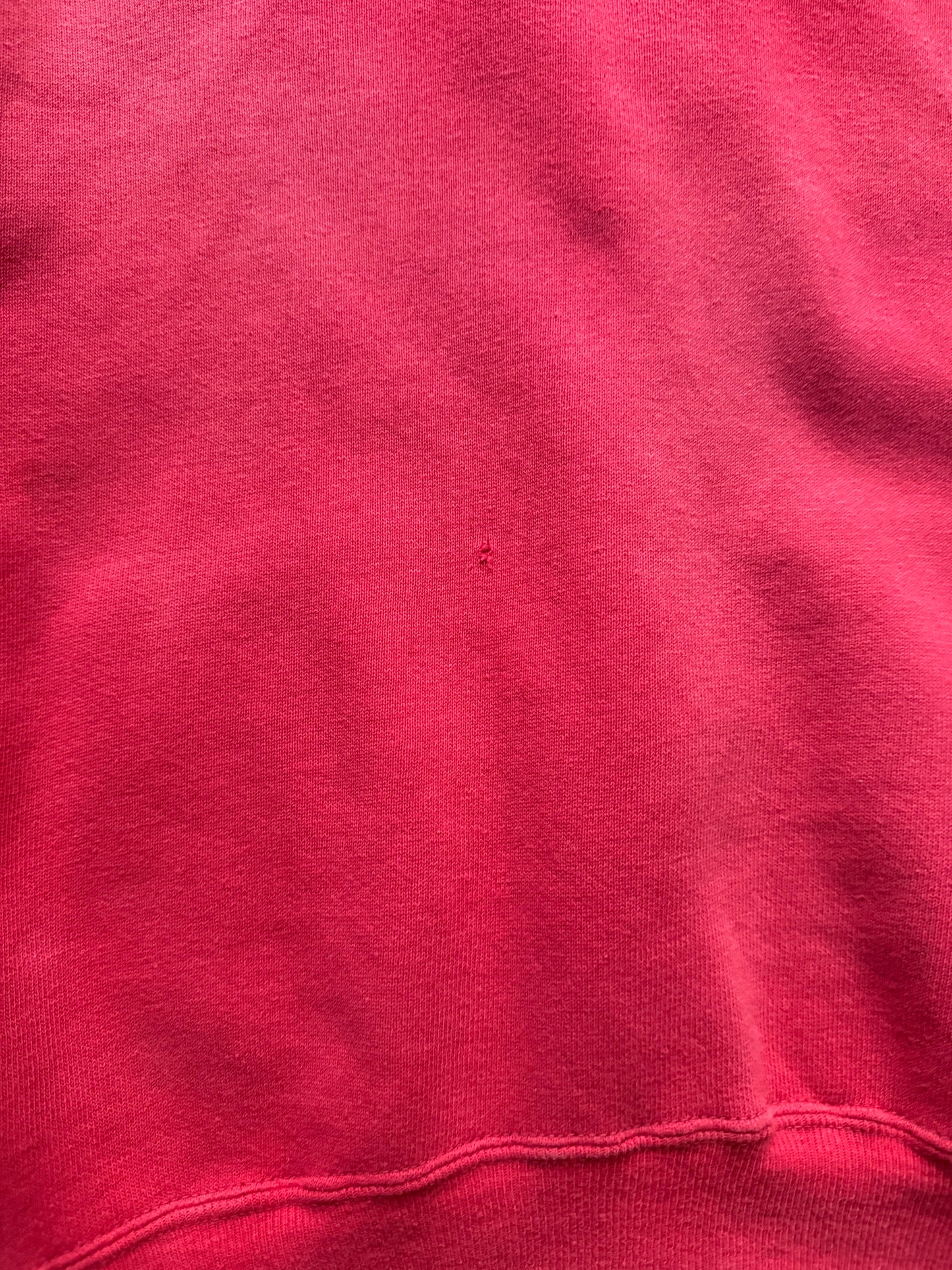 1960s Distressed Red zip up hoodie