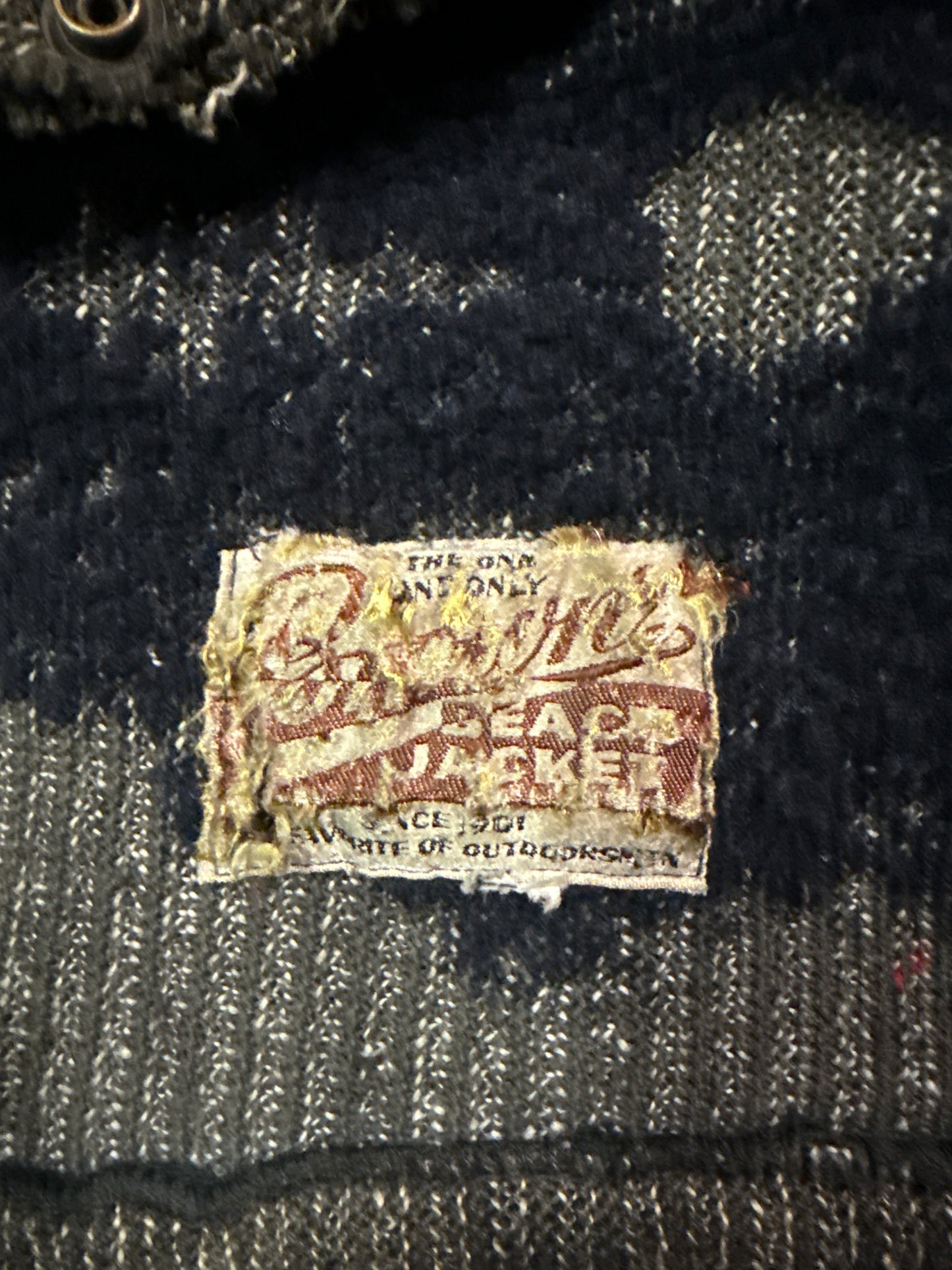 1950 Browns beach distressed jacket
