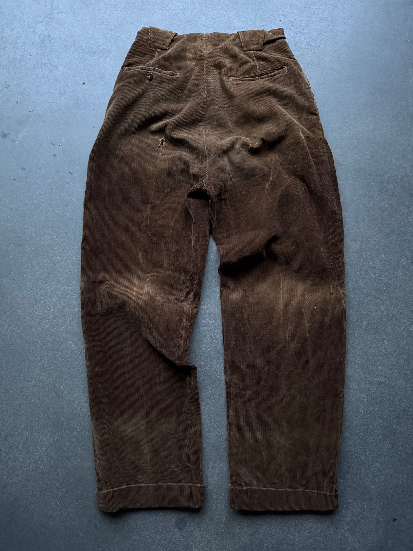 1940s drop loop gabardine