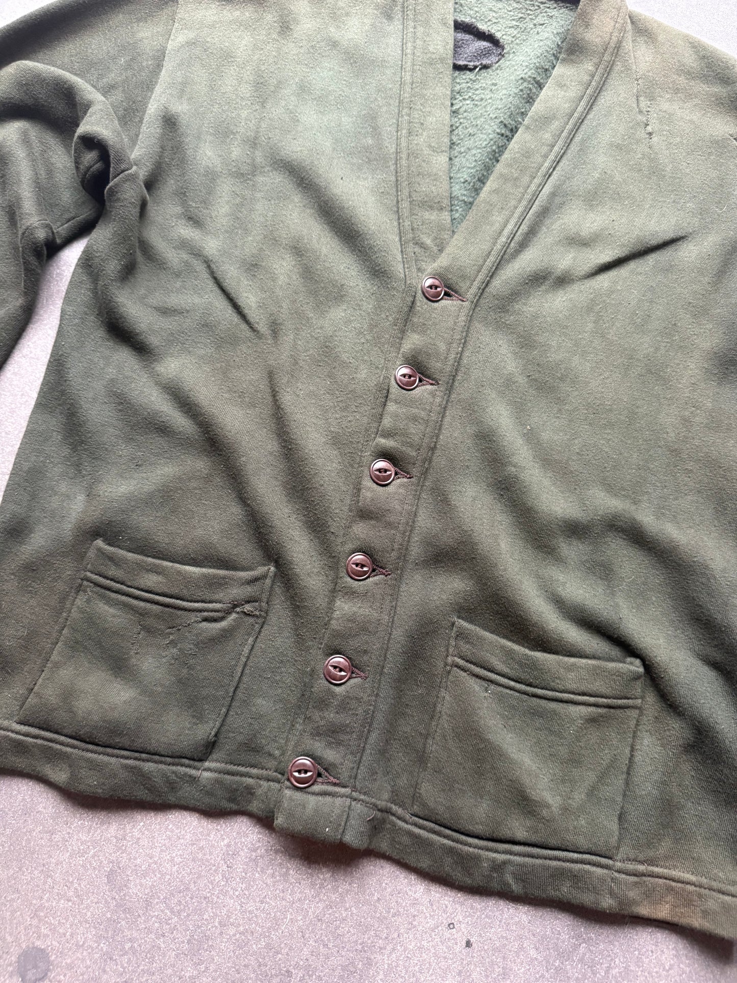 50’s Sweatshirt Cardigan