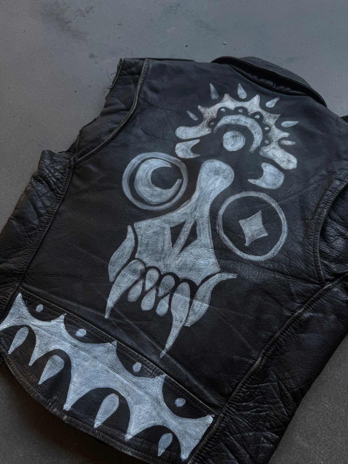 80’s Punk Leather Vest
