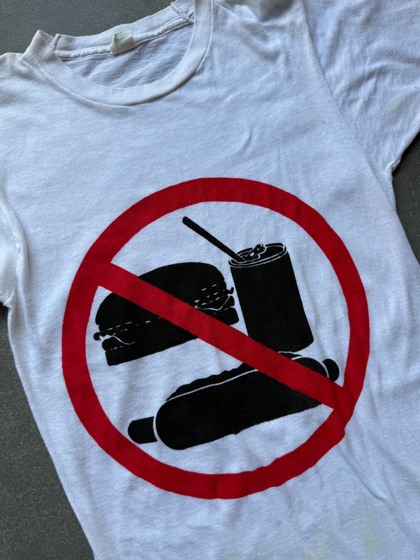 70s Anti Junkfood T Shirt