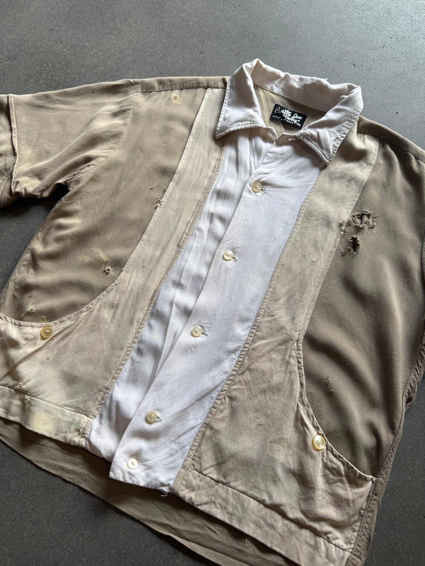 60s Prince Jack Campus Rayon Shirt Jack