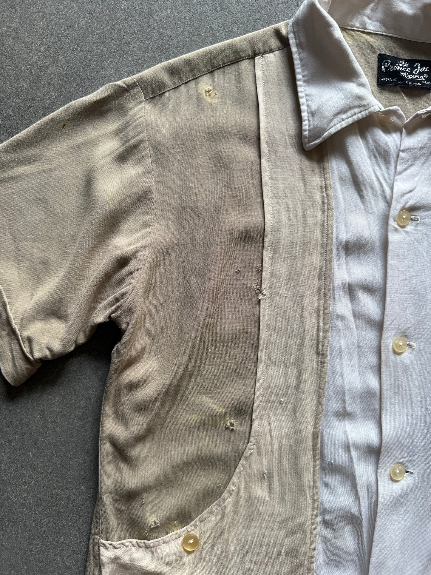 60s Prince Jack Campus Rayon Shirt Jack