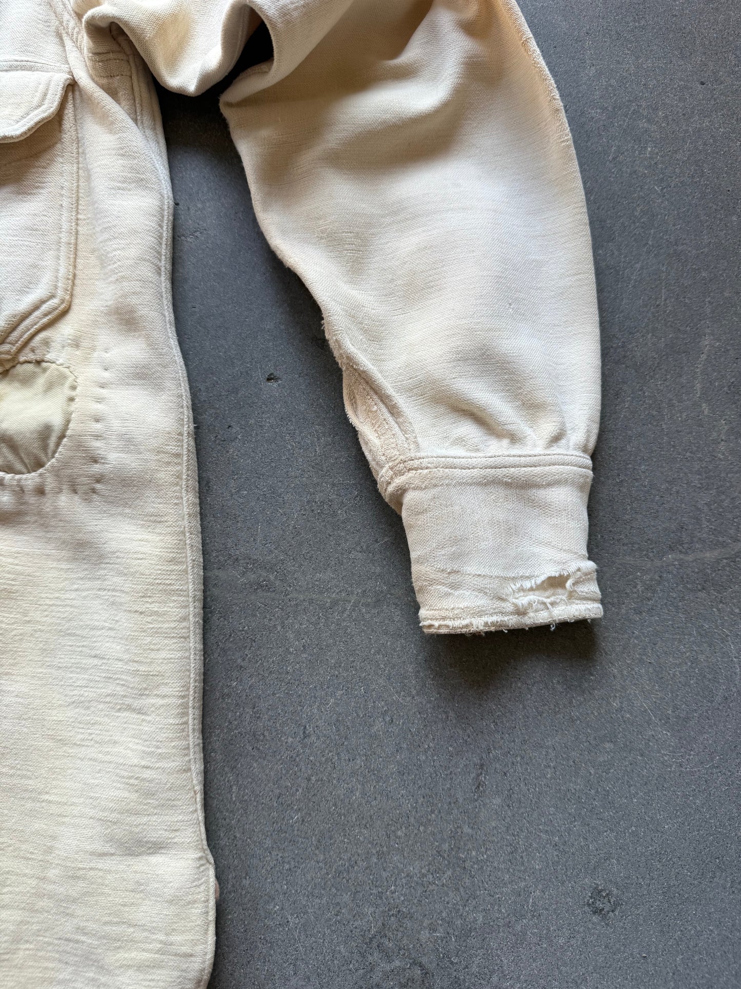 30's Chinstrap JCPenney's Cotton Suede Shirt