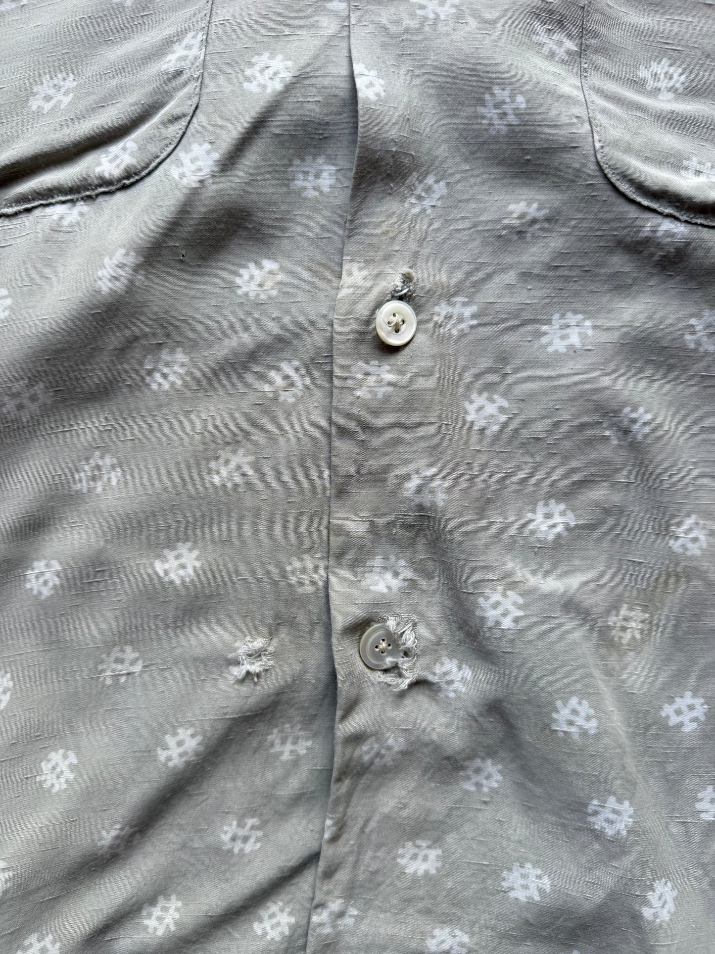 50's Silk New Era Atomic Loop Collar Shirt
