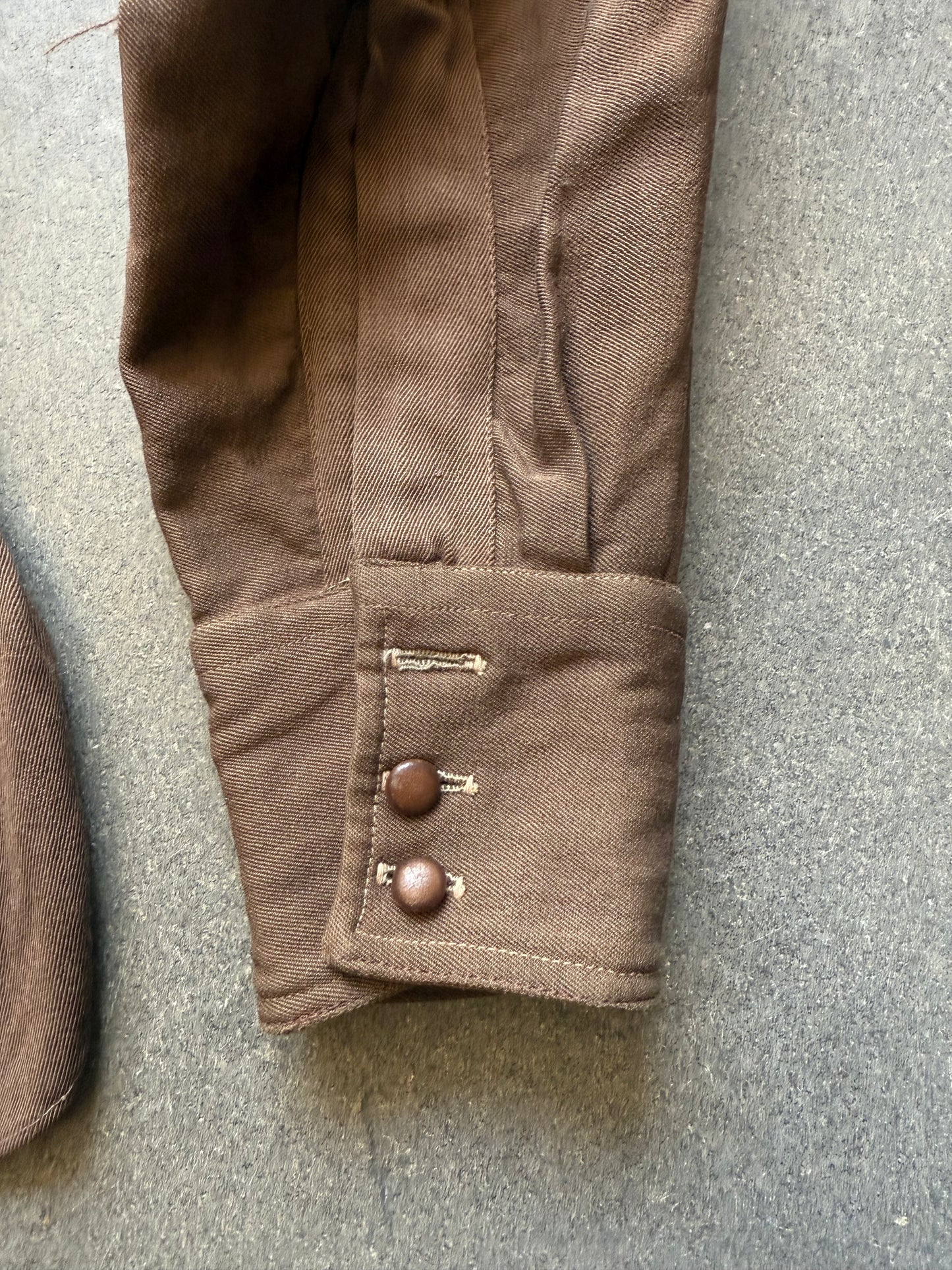 40's Slant Pocket Gabardine Ranch Master Shirt