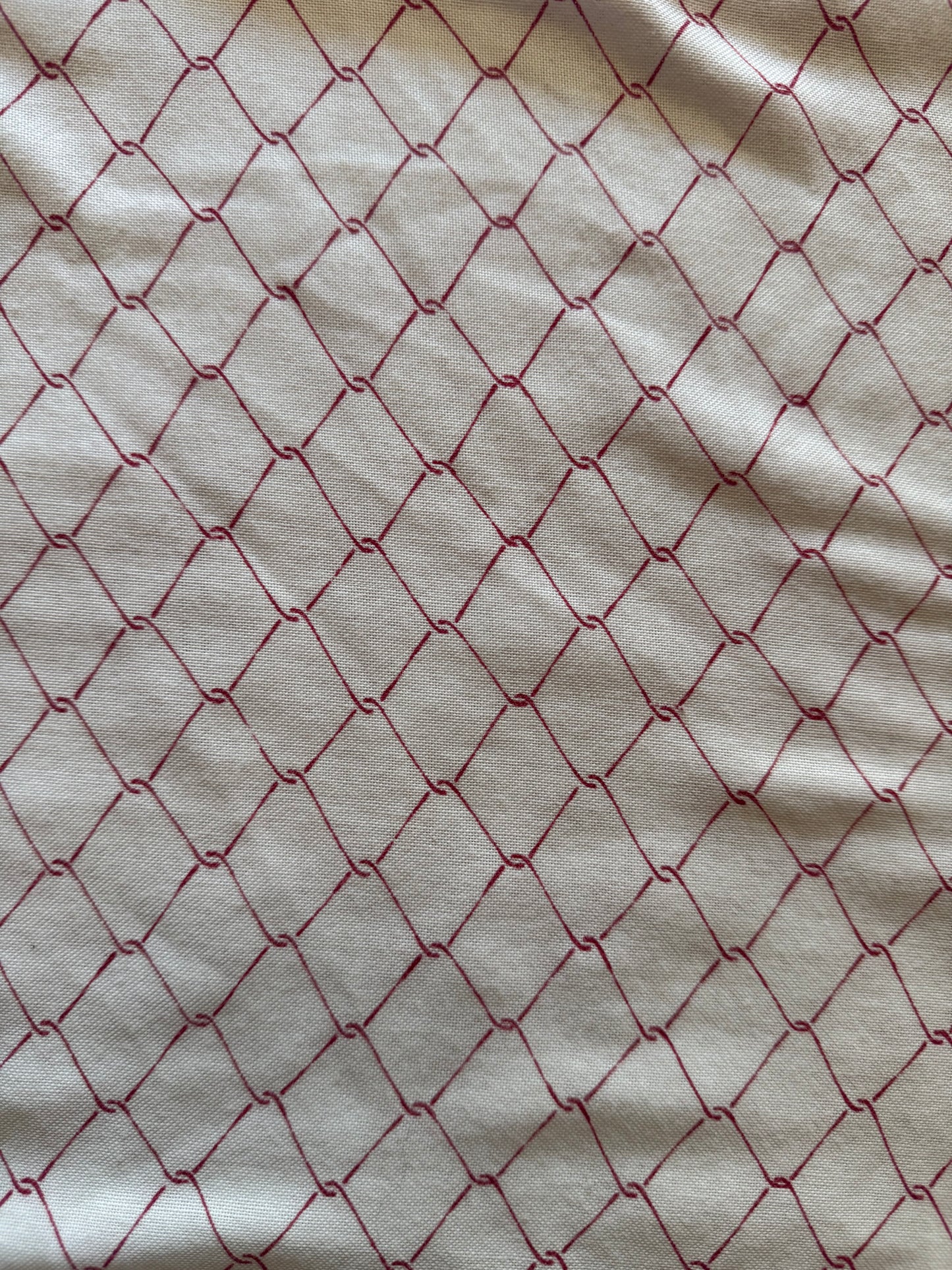 70s Chain Link Fence Button Up
