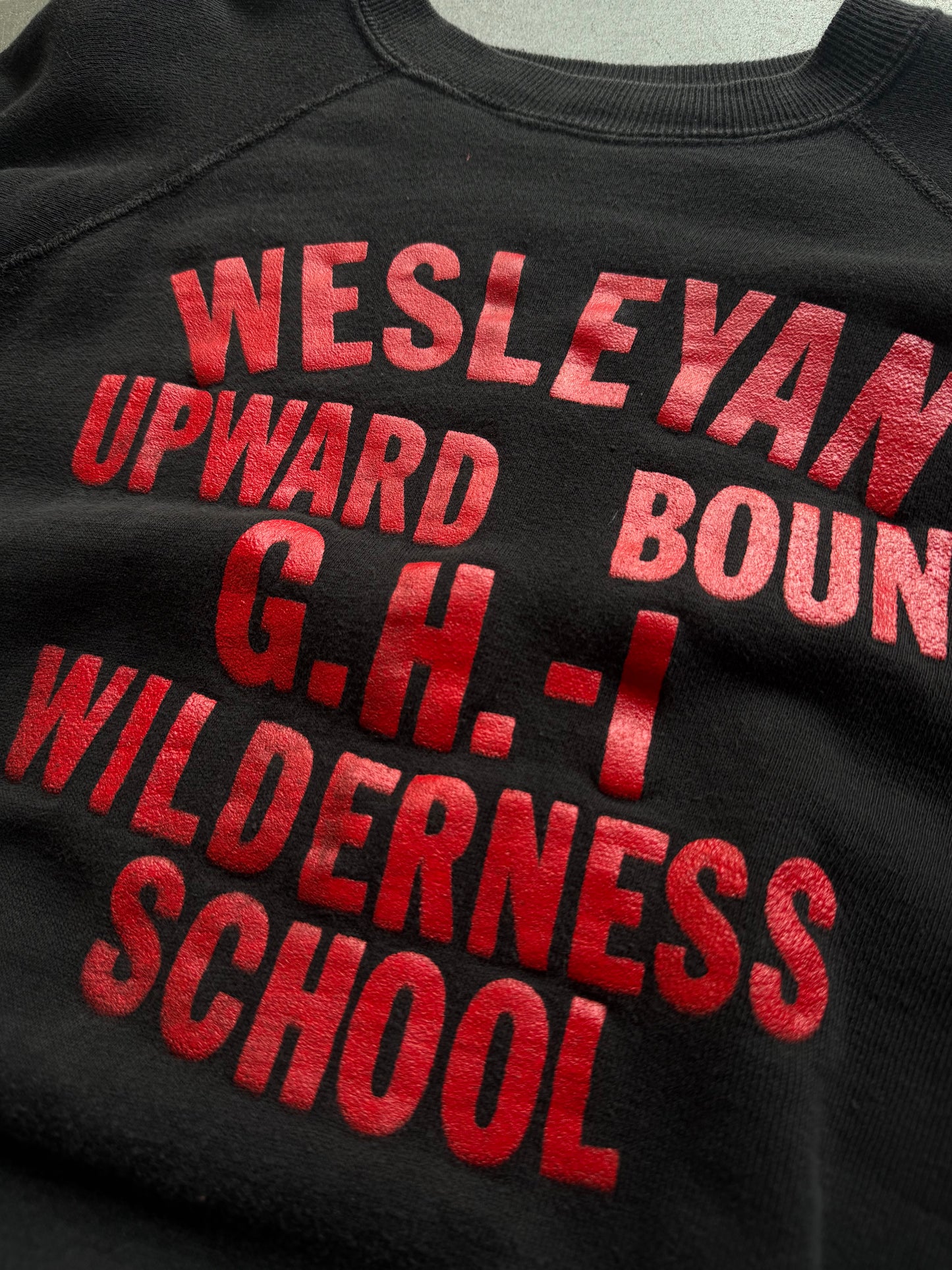 60s black wilderness school Sweatshirt