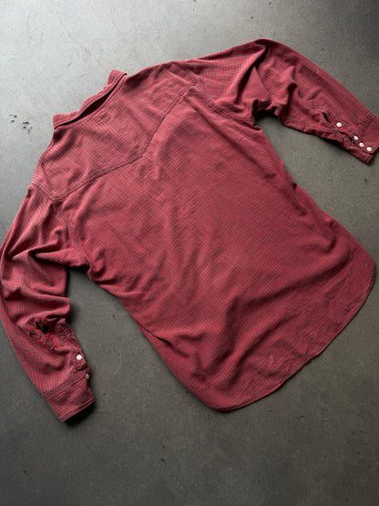 1950s Woven Cotten Slant Pocket Flannel