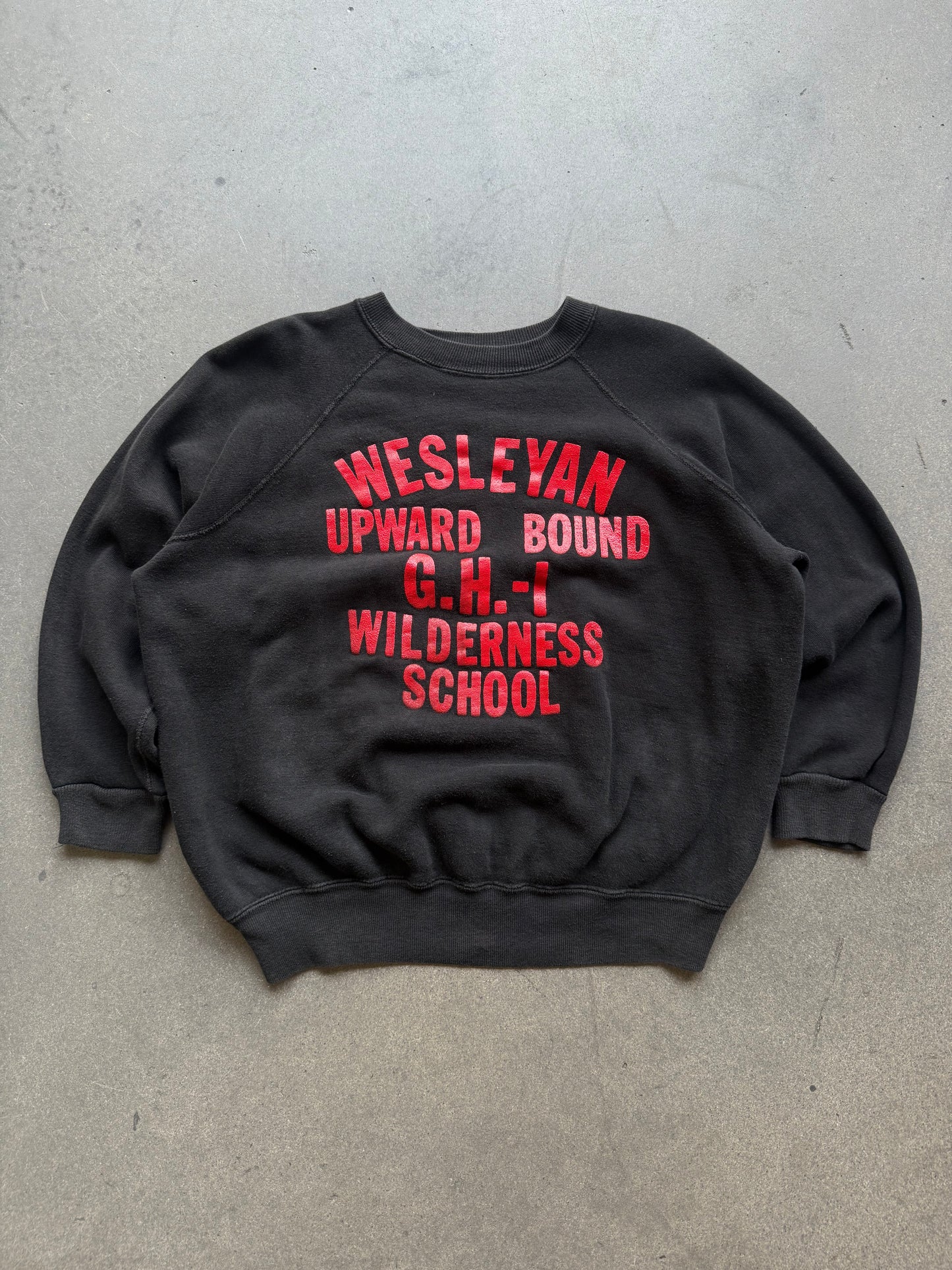 60s black wilderness school Sweatshirt