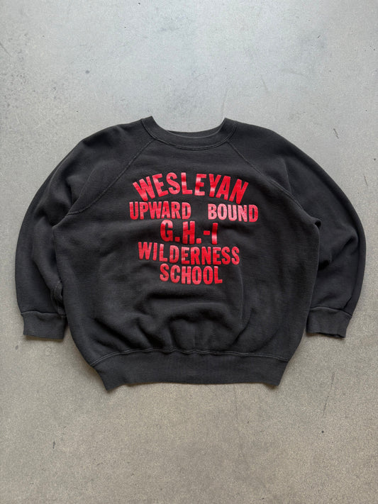 60s black wilderness school Sweatshirt