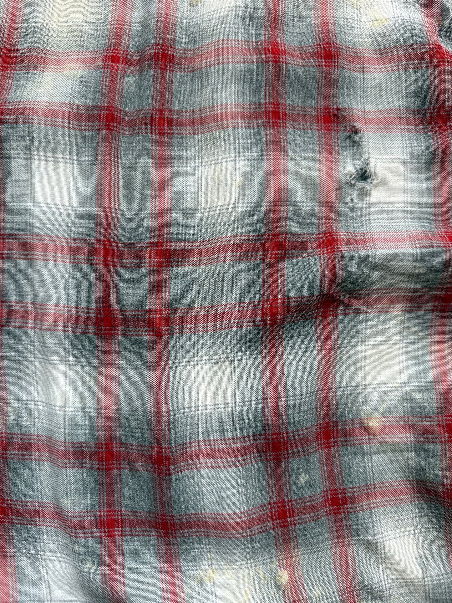 1950s Penney’s Towncraft rayon shadow plaid