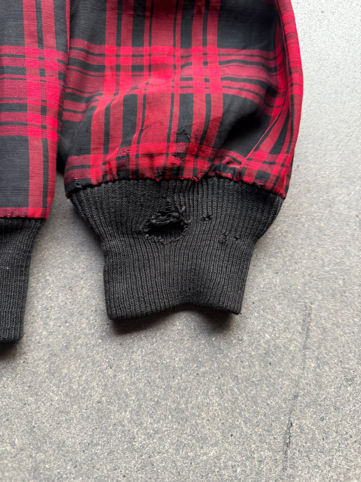 1960s Red plaid jacket