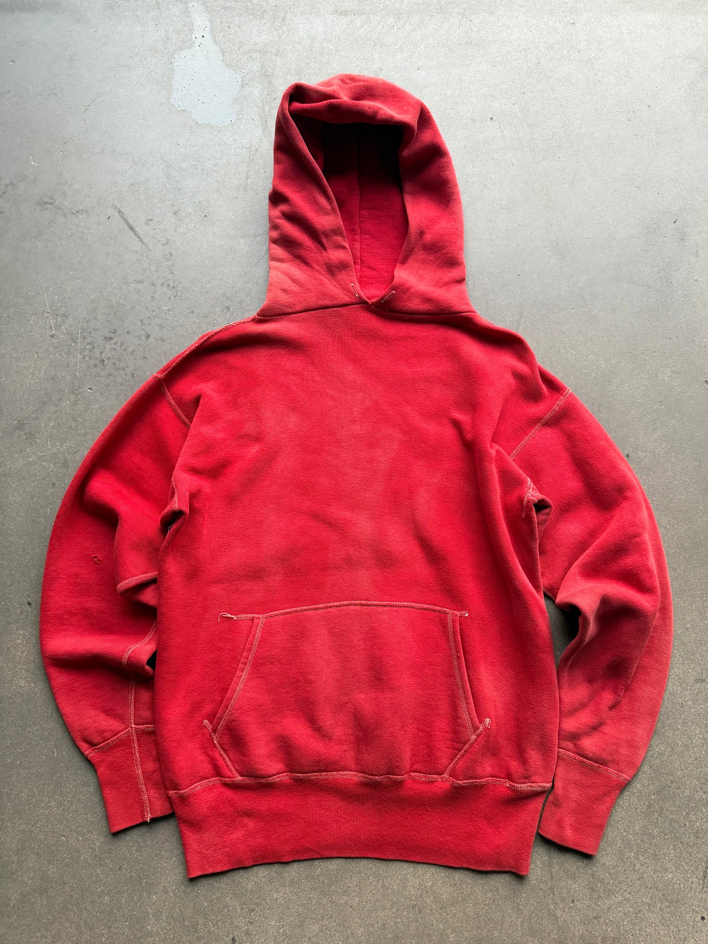1950 All Cotton Red Hanes hoodie
