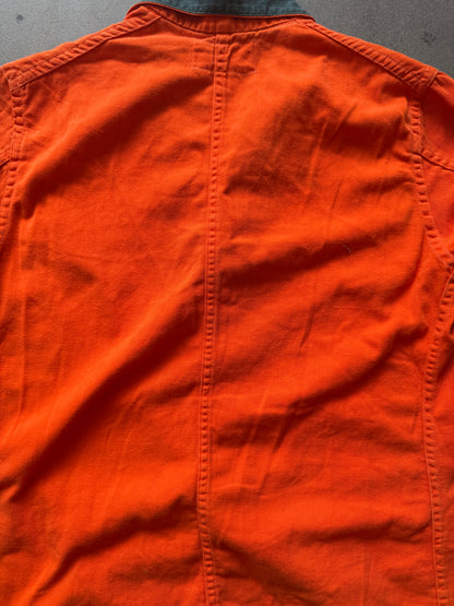 60s Orange and Green Chore Coat