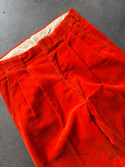 40s Orange corduroy pants