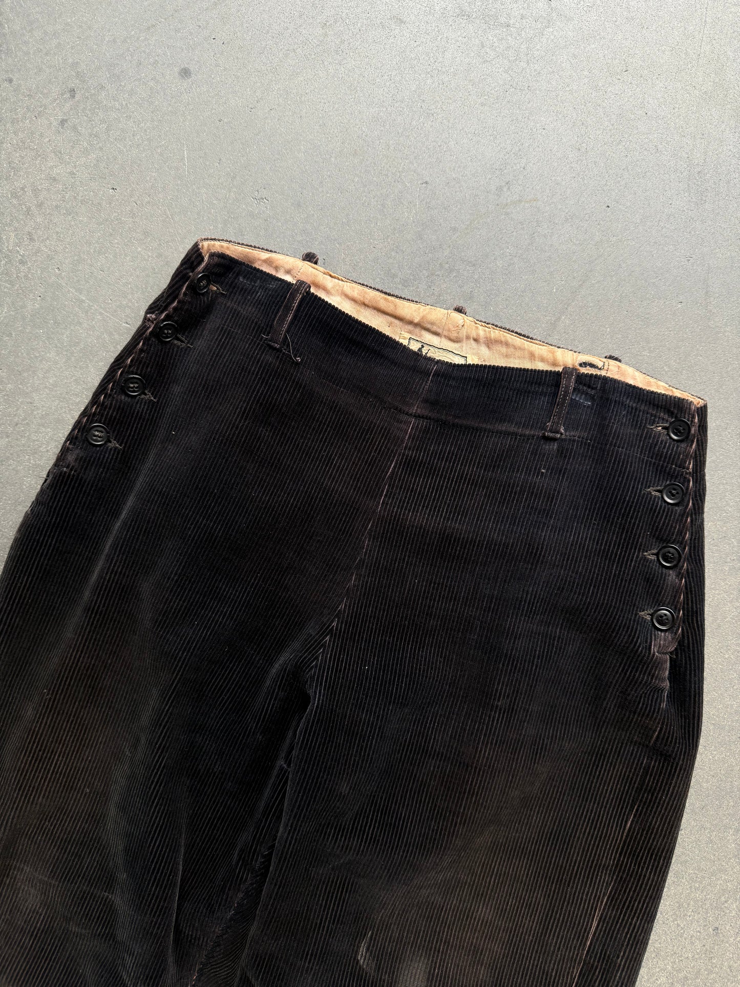 1930s Unusual Corduroy Pants
