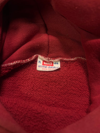 1950 All Cotton Red Hanes hoodie