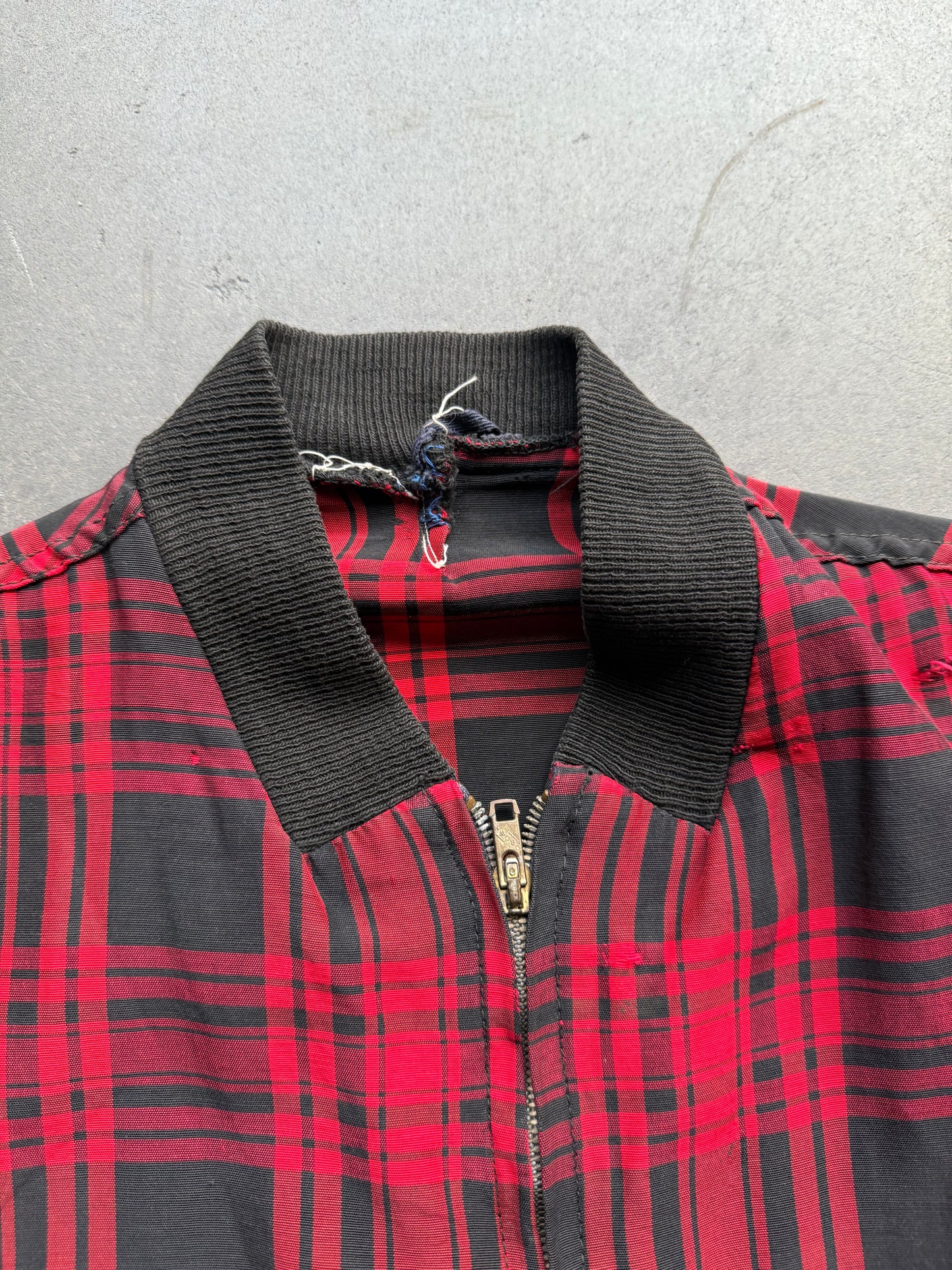 1960s Red plaid jacket