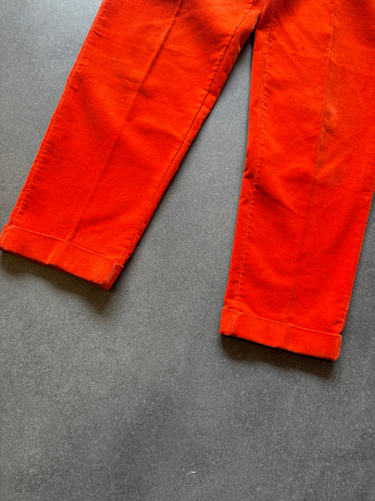 40s Orange corduroy pants