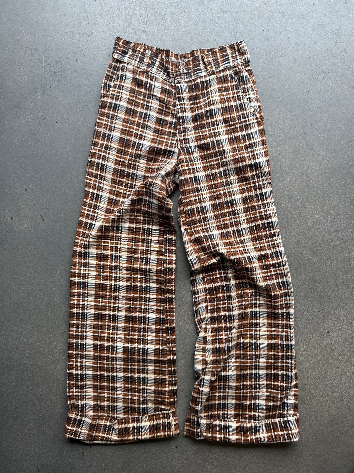 70s Cotton Plaid Fliers