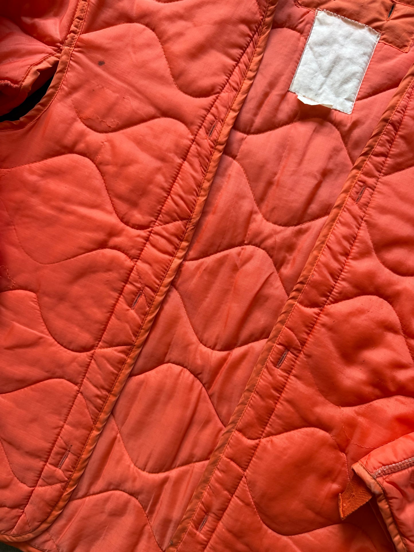 80s Orange Jacket Liner