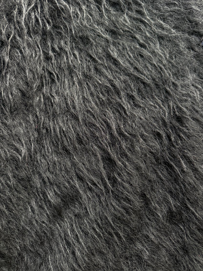 60s Black mohair cardigan