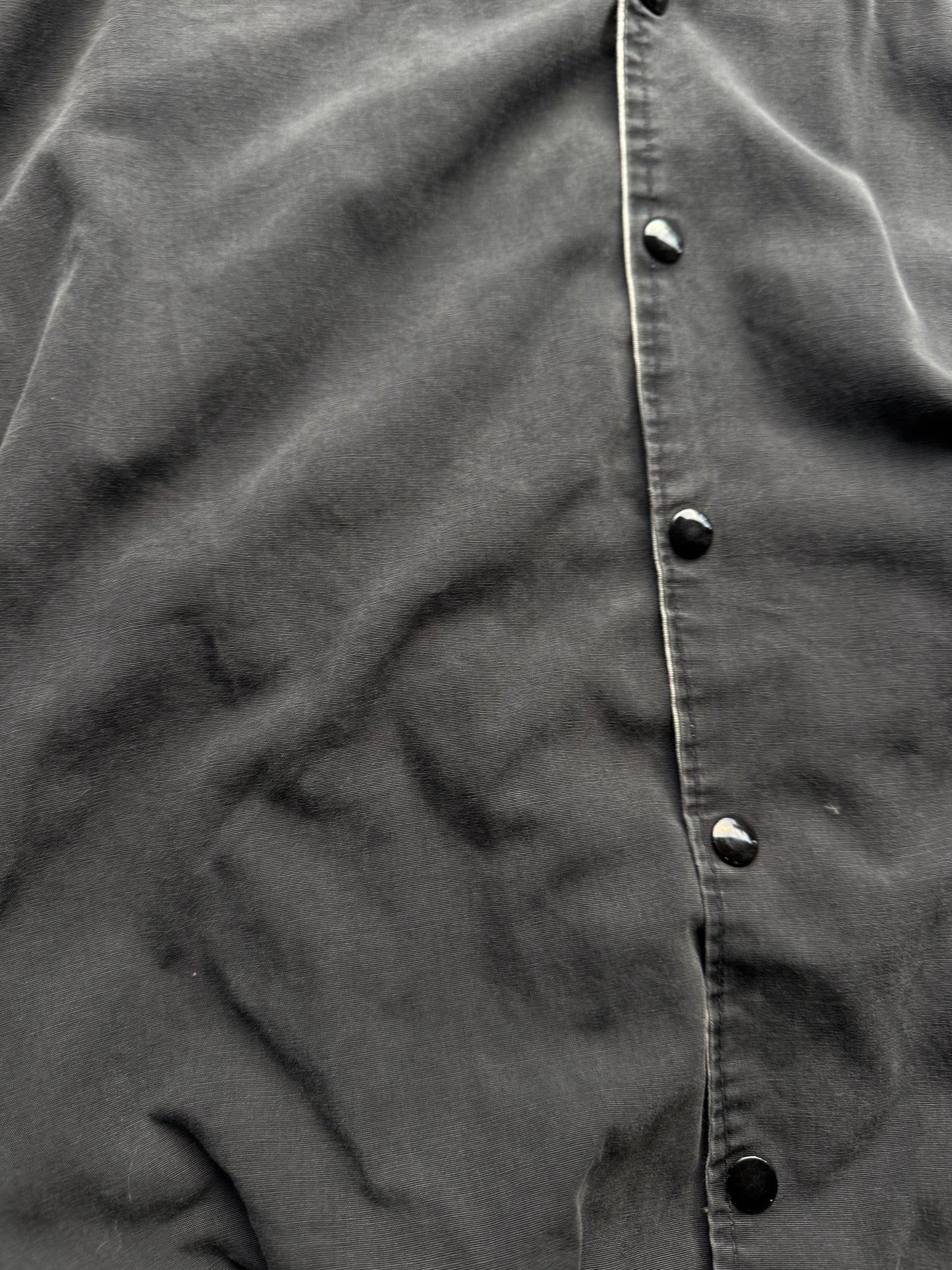1950s Felco reversible ref jacket black and black and white stripe