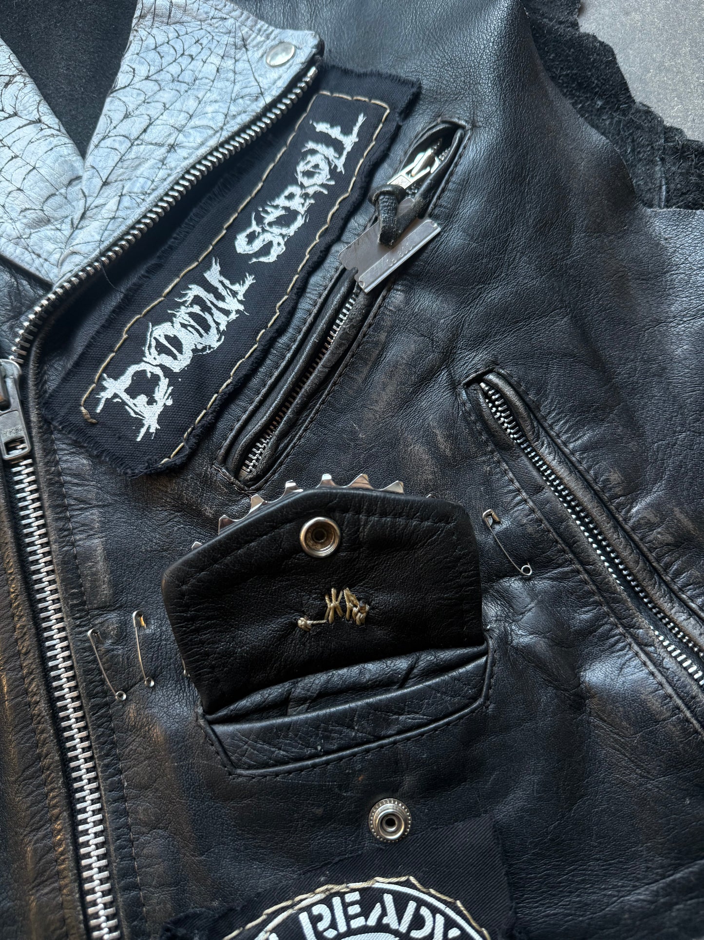 80’s Punk Leather Vest
