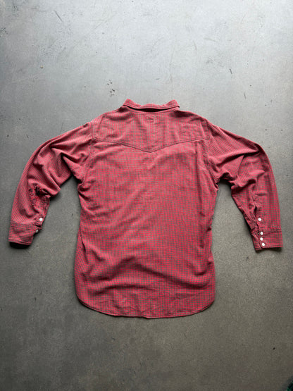 1950s Woven Cotten Slant Pocket Flannel