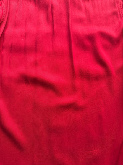 1940s Mint condition crimson dagger collar gabardine shirt