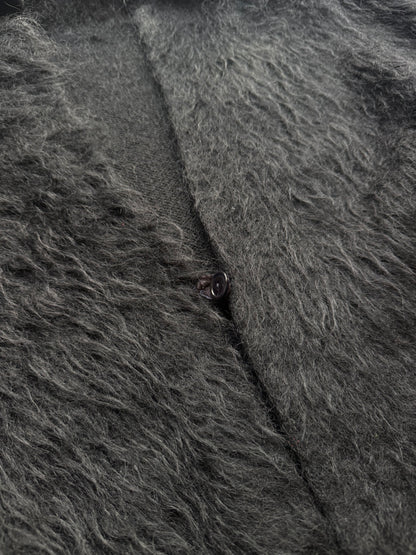 60s Black mohair cardigan