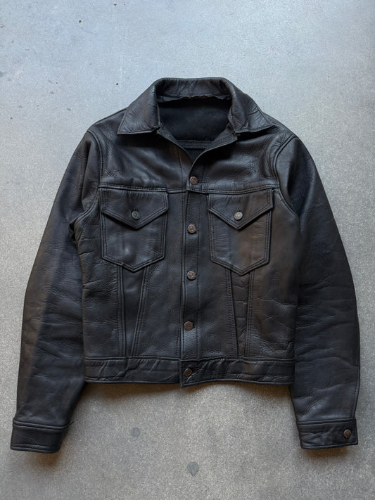 Levi’s leather trucker jacket