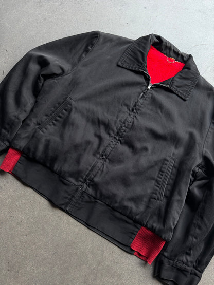 1950s Black Sateen jacket