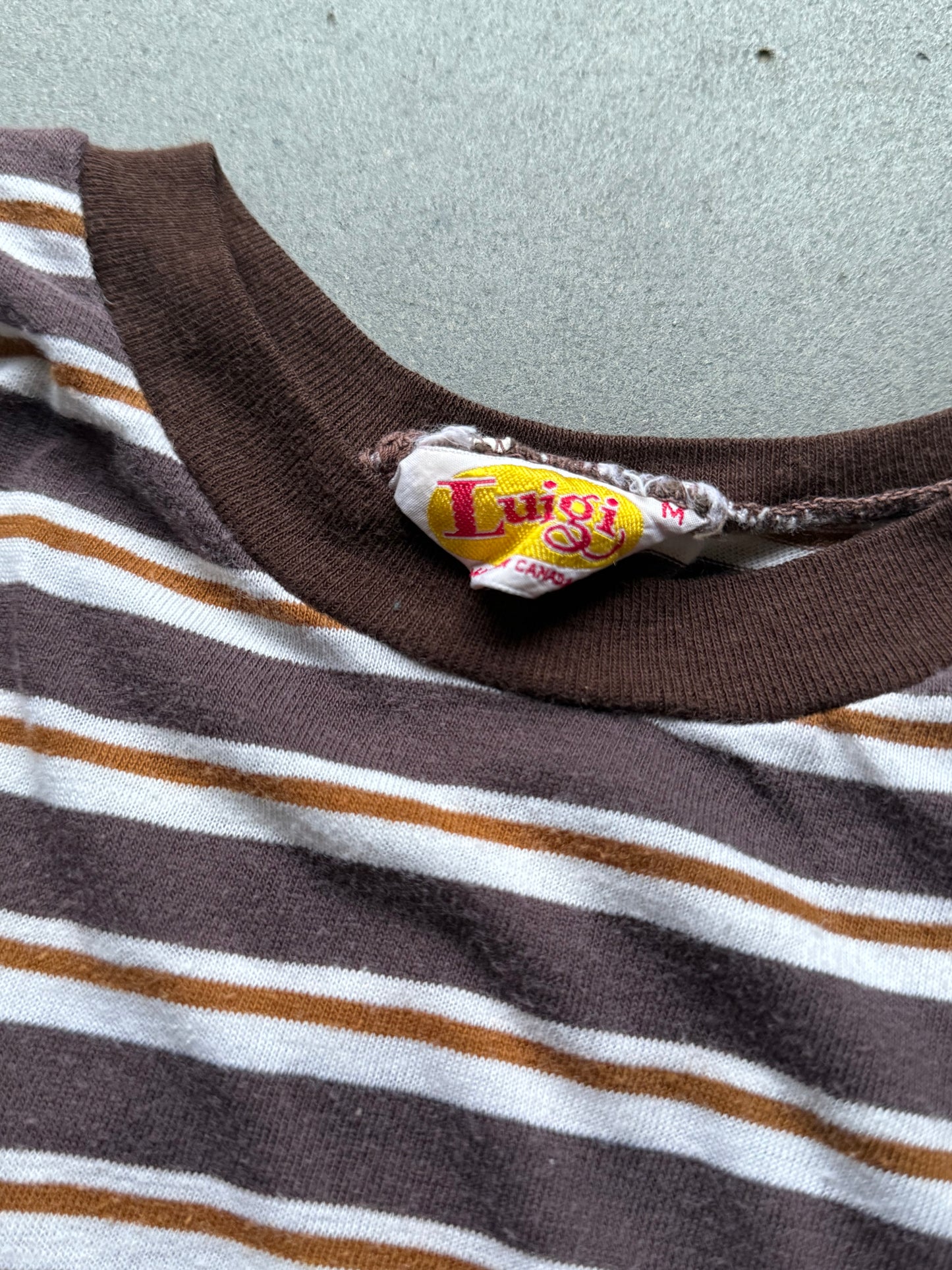 60’s Luigi Striped Pocket Tee
