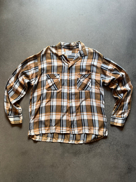 60’s Pelham Brand Rayon Plaid