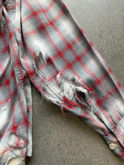 1950s Penney’s Towncraft rayon shadow plaid