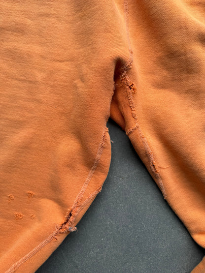 50s Black and Orange Distressed Sweatpants
