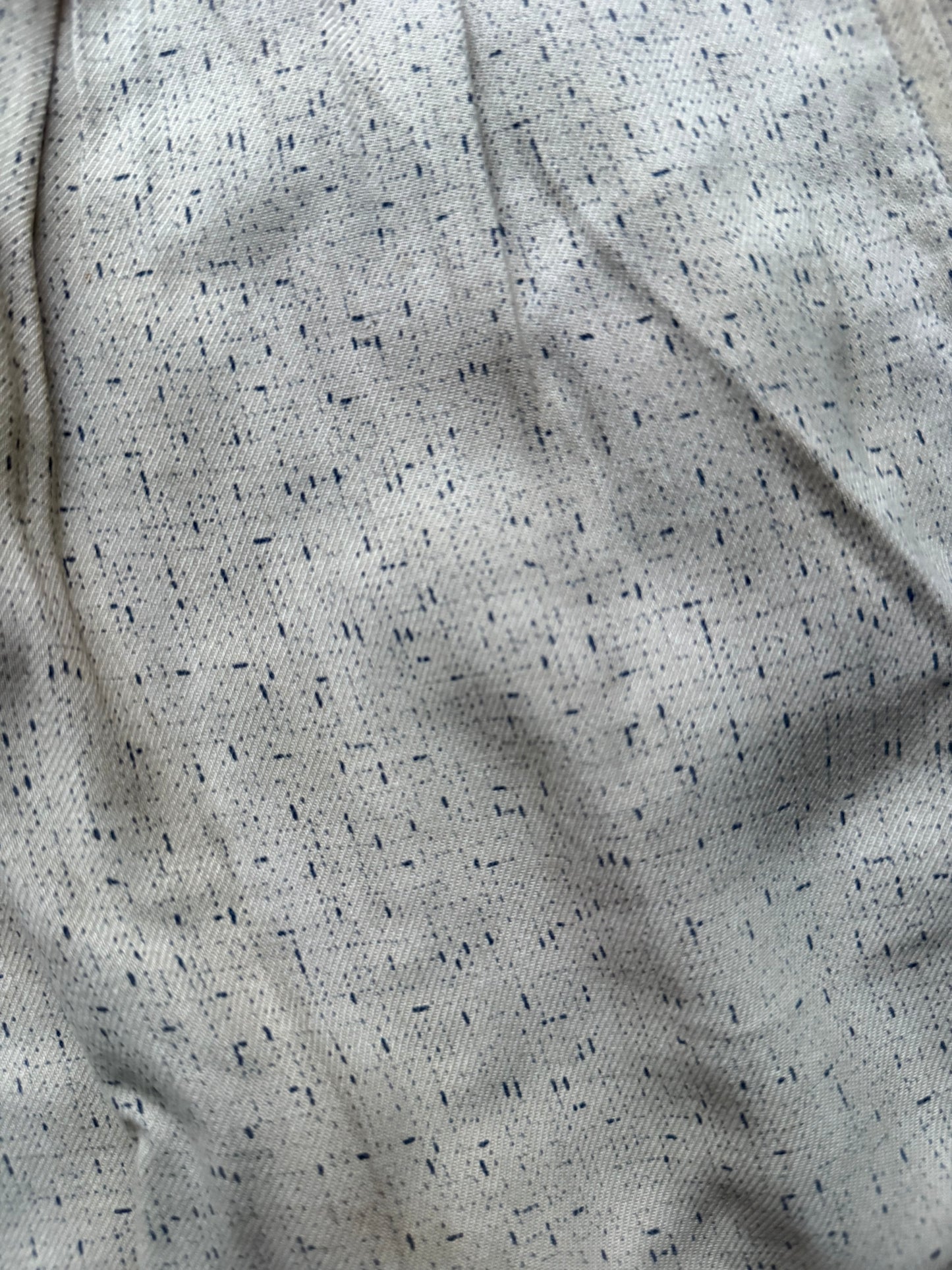 40’s Patterned Rayon Gabardine Trousers