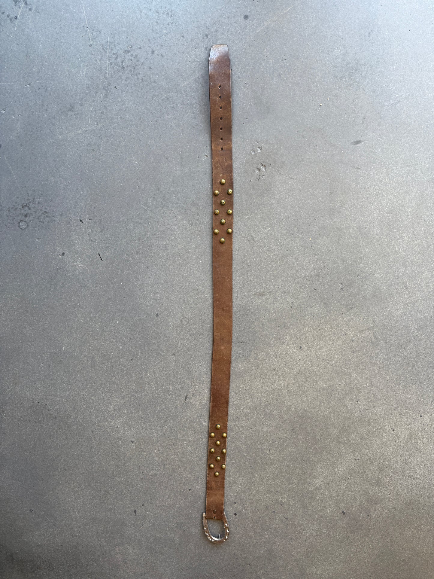 70’s Studded Leather Belt