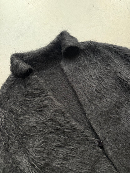 60s Black mohair cardigan