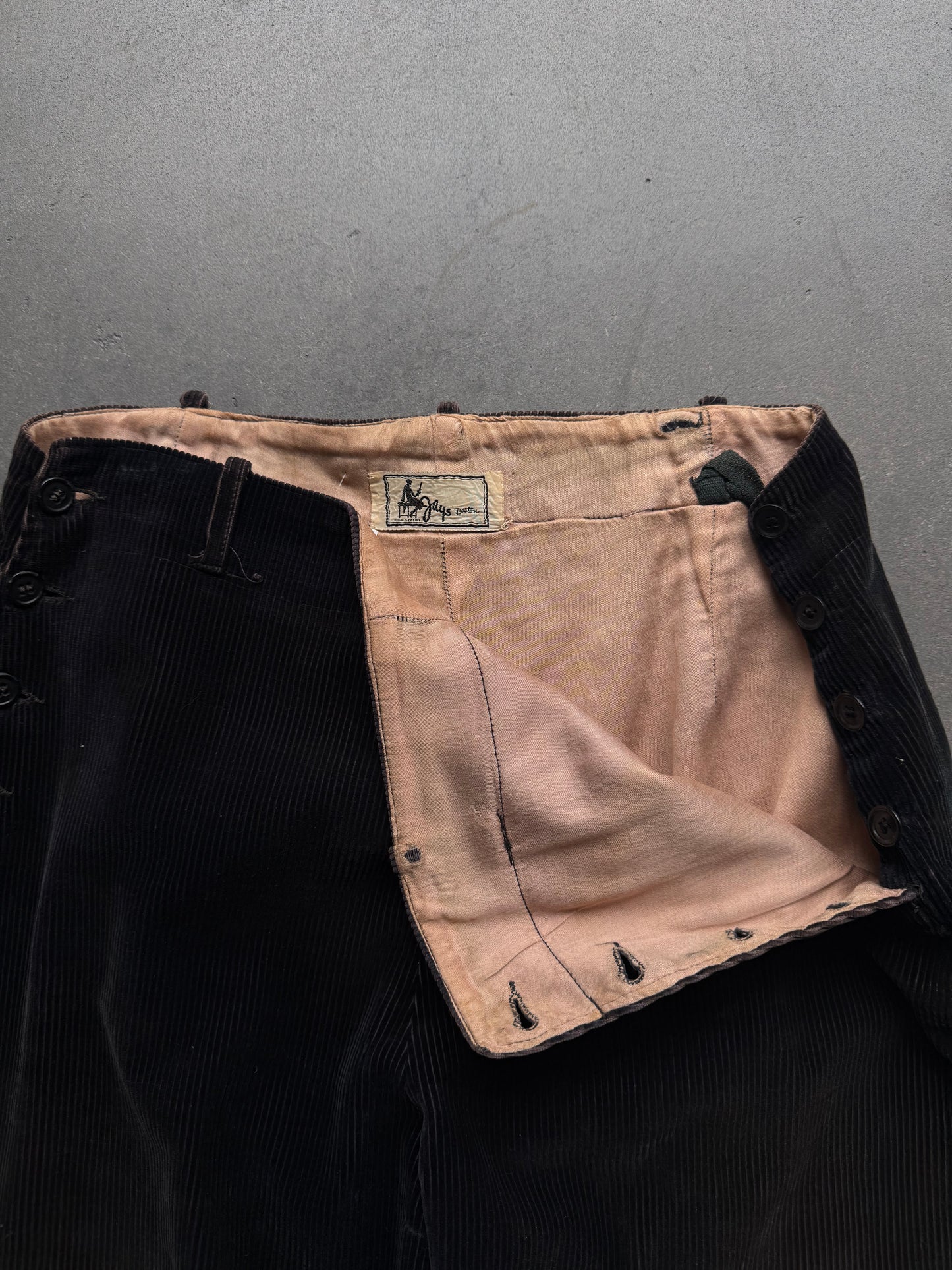 1930s Unusual Corduroy Pants