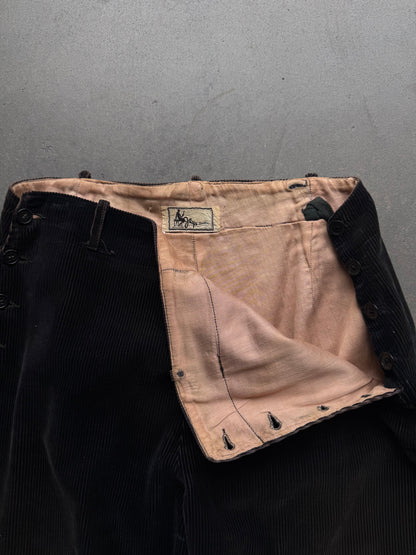1930s Unusual Corduroy Pants