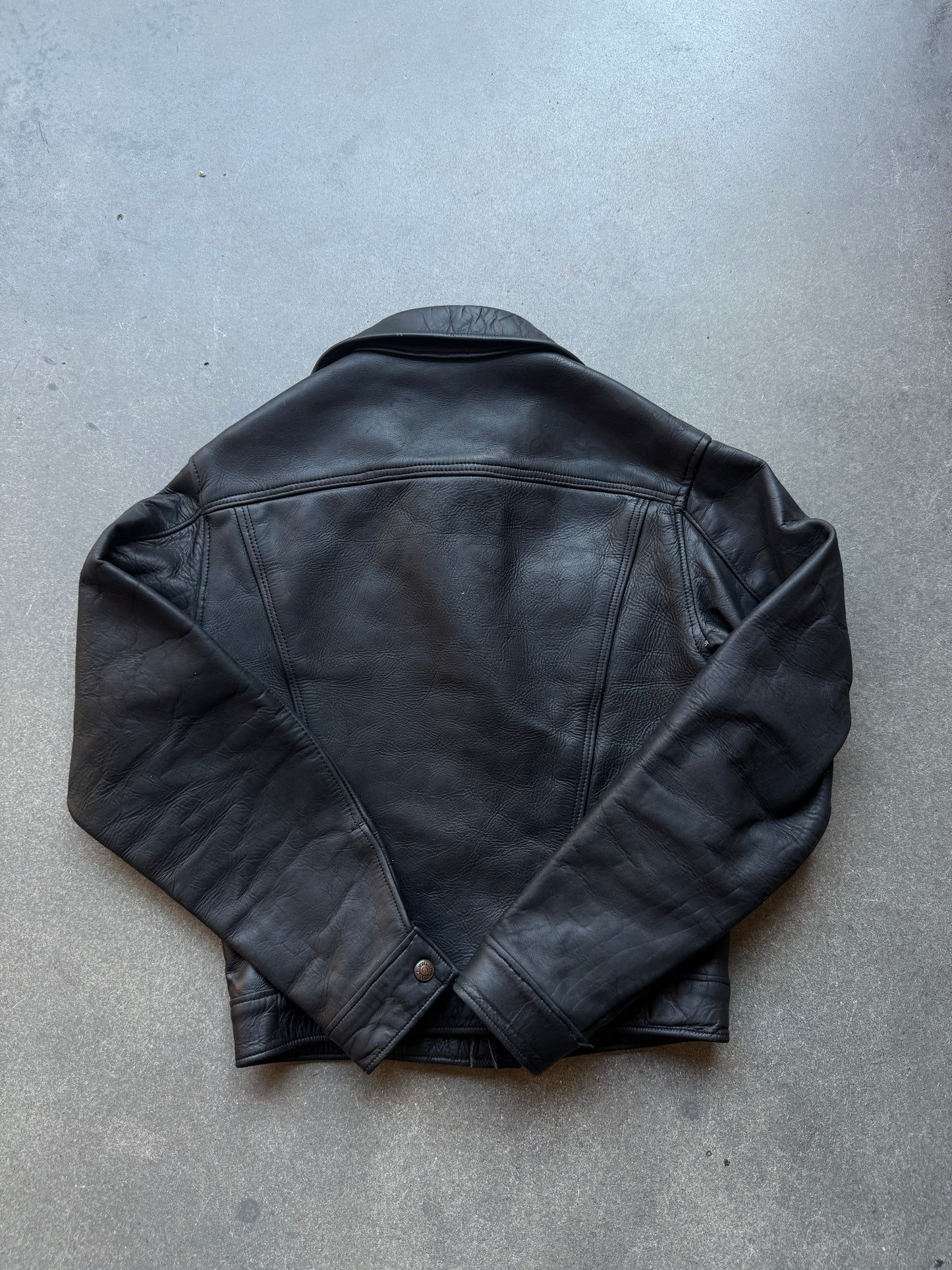 Levi’s leather trucker jacket
