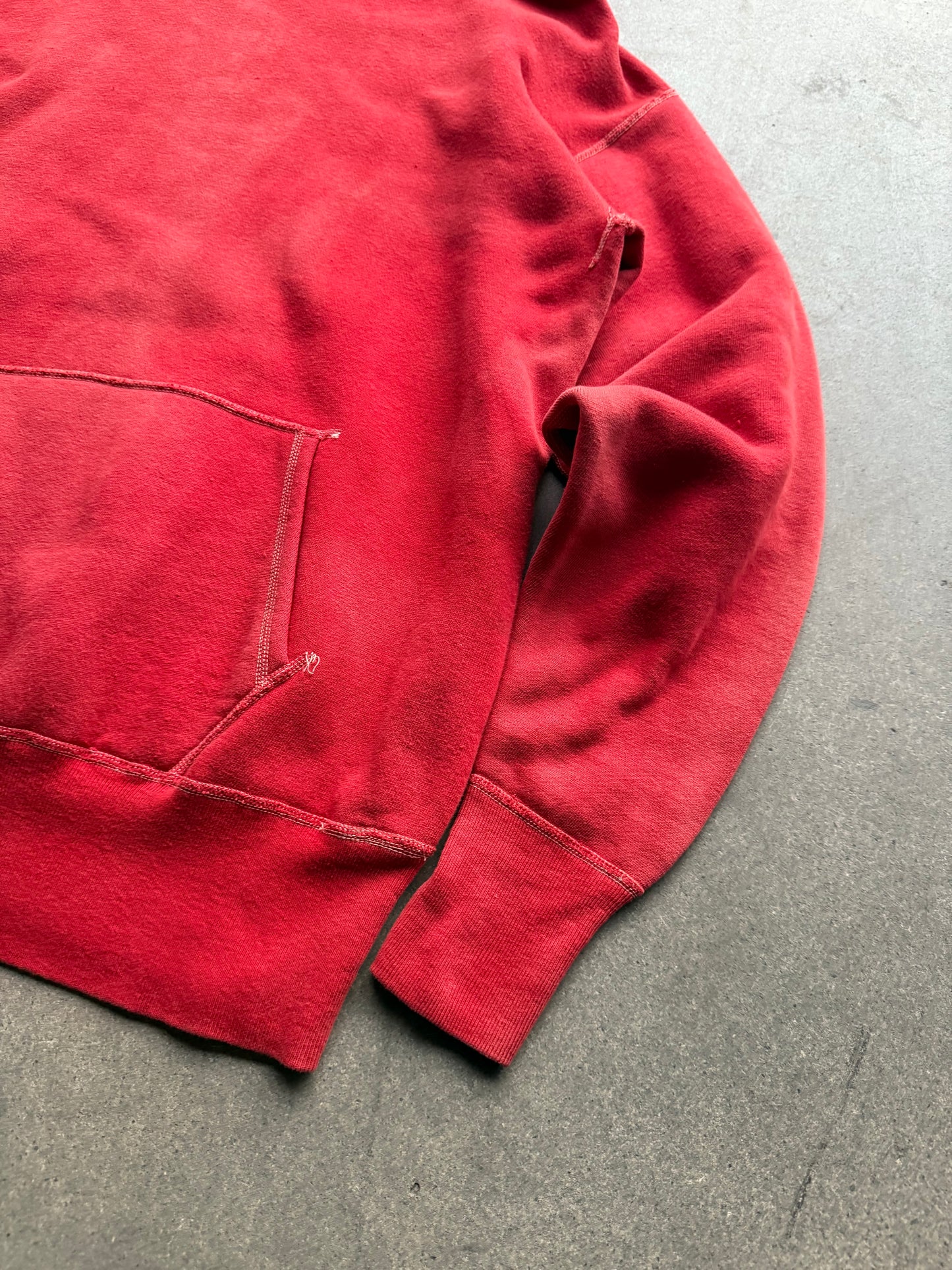 1950 All Cotton Red Hanes hoodie