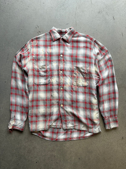 1950s Penney’s Towncraft rayon shadow plaid