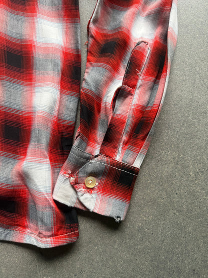 1950s rayon shadow plaid ‘lordella